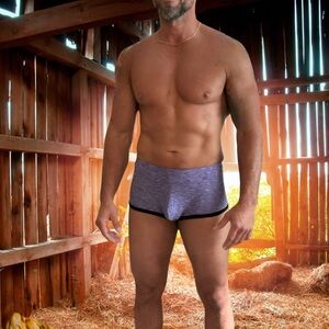 Mens Soft Knit Backless Boxer Briefs